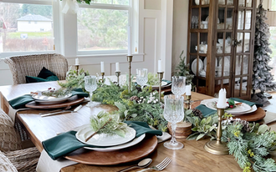 Cozy Winter Table Setting