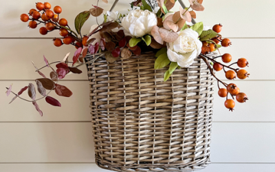 Simple DIY Fall Floral Arrangement